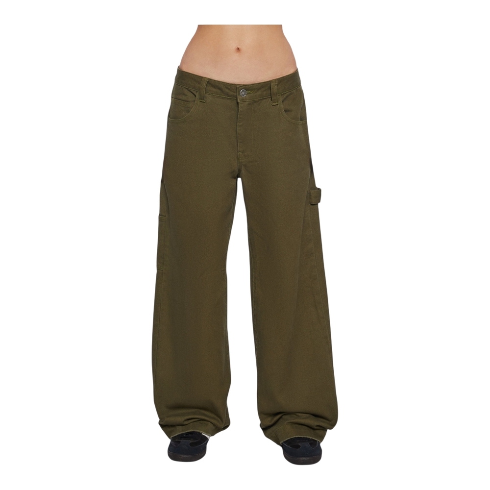 dELiA*S Misunderstood Twill Carpenter Pants in Olive Size Large
